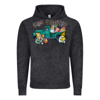 Vintage Black Happy Easter truck Vintage Hoodie - CowhideDigitalArt