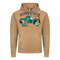 Vintage Camel Happy Easter truck Vintage Hoodie - CowhideDigitalArt