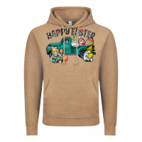 Vintage Coffee Happy Easter truck Vintage Hoodie - CowhideDigitalArt