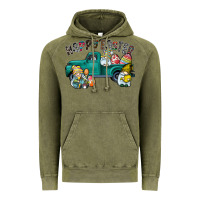 Vintage Olive Happy Easter truck Vintage Hoodie - CowhideDigitalArt