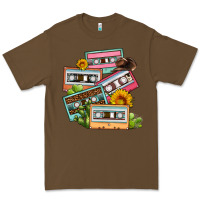 Cacao 90s country caassette tapes Premium Tee - OliviaCreatesArt