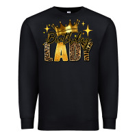 Black birthday lady Premium Sweatshirt - RanaPortraitStore