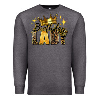 Charcoal Heather birthday lady Premium Sweatshirt - RanaPortraitStore