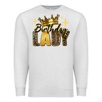 Oatmeal Heather birthday lady Premium Sweatshirt - RanaPortraitStore
