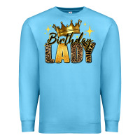 Ocean Blue birthday lady Premium Sweatshirt - RanaPortraitStore