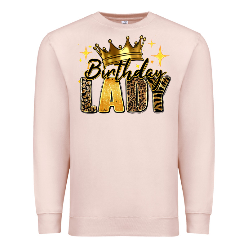 Birthday Lady Premium Sweatshirt by RanaPortraitStore | Teevron