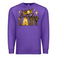 Purple birthday lady Premium Sweatshirt - RanaPortraitStore
