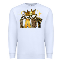 White birthday lady Premium Sweatshirt - RanaPortraitStore