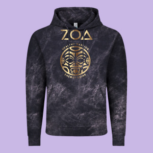 Zoa Vintage Hoodie Designed By Baomotion