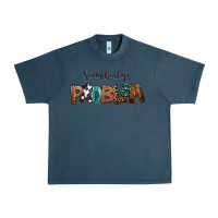 Midnight Navy Somebody's Problem Urban Heavy Tee - FaDigitalArtStudio