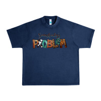 Navy Somebody's Problem Urban Heavy Tee - FaDigitalArtStudio