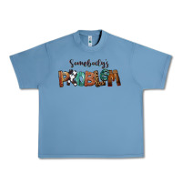 Pebble Blue Somebody's Problem Urban Heavy Tee - FaDigitalArtStudio
