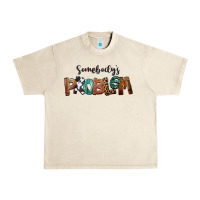 Sandshell Somebody's Problem Urban Heavy Tee - FaDigitalArtStudio