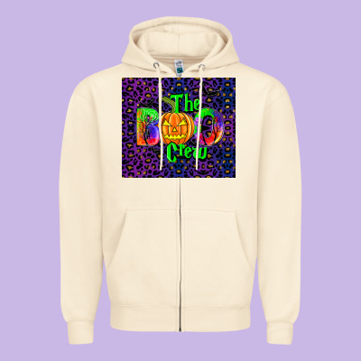 The Boo Crew Tumbler Zipper Hoodie Designed By Jahusdesignshop