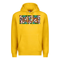 Lemon Santa skeleton christmas Premium Hoodie - Artiststas