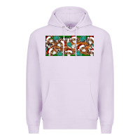 Lilac Santa skeleton christmas Premium Hoodie - Artiststas