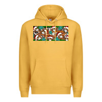 Mustard Santa skeleton christmas Premium Hoodie - Artiststas