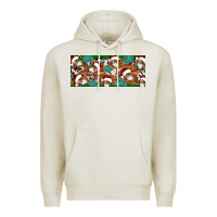 Oatmeal Heather Santa skeleton christmas Premium Hoodie - Artiststas
