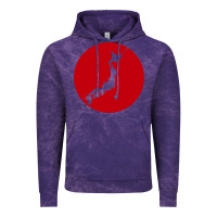 Cloud Purple japan island Vintage Hoodie - baoMotion