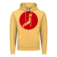 Vintage Mustard japan island Vintage Hoodie - baoMotion
