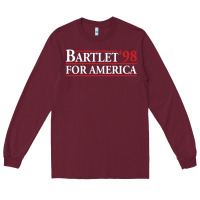 Burgundy barlet for america Long Sleeve Tee - maiPhamDesign
