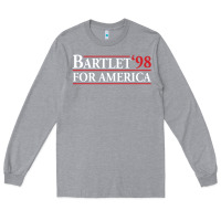 Heather Grey barlet for america Long Sleeve Tee - maiPhamDesign