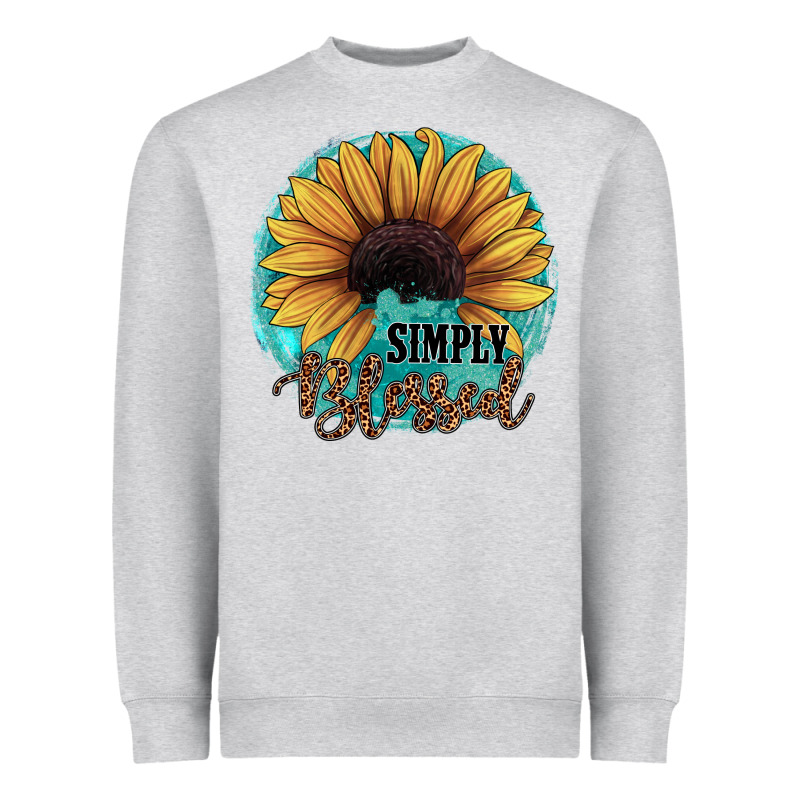 Simply Blessed Heavyweight Sweatshirt by JahusDesignShop | Teevron