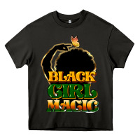 Asphalt Black magic girl Heavy Core Tee - HowdyJamesFarm