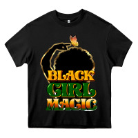 Black Black magic girl Heavy Core Tee - HowdyJamesFarm