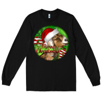 Black Nubian Goat Christmas Long Sleeve Tee - LillyAllenDesigns