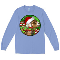 Nubian Goat Christmas Long Sleeve Tee | Teevron