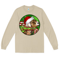 Mushroom Nubian Goat Christmas Long Sleeve Tee - LillyAllenDesigns