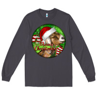 Smoke Nubian Goat Christmas Long Sleeve Tee - LillyAllenDesigns