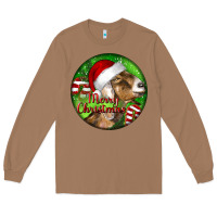 Toasted Coconut Nubian Goat Christmas Long Sleeve Tee - LillyAllenDesigns