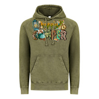 Vintage Olive happy camper Vintage Hoodie - CowhideDigitalArt