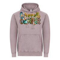 Vintage Zinc happy camper Vintage Hoodie - CowhideDigitalArt