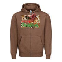 Chestnut merry christmas Zipper Hoodie - JahusDesignShop
