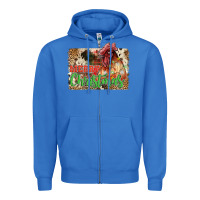 True Royal merry christmas Zipper Hoodie - JahusDesignShop