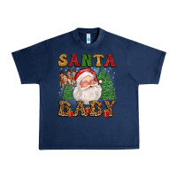 Navy santa baby Urban Heavy Tee - FaDigitalArtStudio