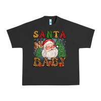 Pigment Black santa baby Urban Heavy Tee - FaDigitalArtStudio