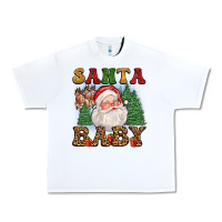 White santa baby Urban Heavy Tee - FaDigitalArtStudio