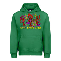 Emerald happy crawdi gras mardi gras carnival Urban Hoodie - Jasminsmagicworld