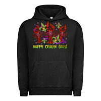 Pigment Black happy crawdi gras mardi gras carnival Urban Hoodie - Jasminsmagicworld