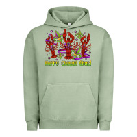 Pigment Oil Green happy crawdi gras mardi gras carnival Urban Hoodie - Jasminsmagicworld