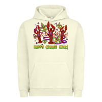 Pigment Pistachio happy crawdi gras mardi gras carnival Urban Hoodie - Jasminsmagicworld