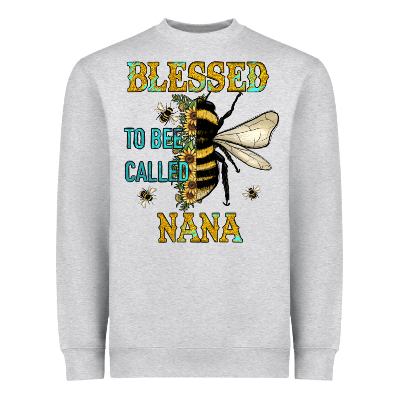 Blessed To Bee Nana Heavyweight Sweatshirt by JahusDesignShop | Teevron
