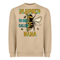 Mushroom Blessed To Bee Nana Heavyweight Sweatshirt - JahusDesignShop