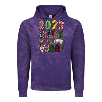Cloud Purple 2023 Happy New Year Vintage Hoodie - CowhideDigitalArt