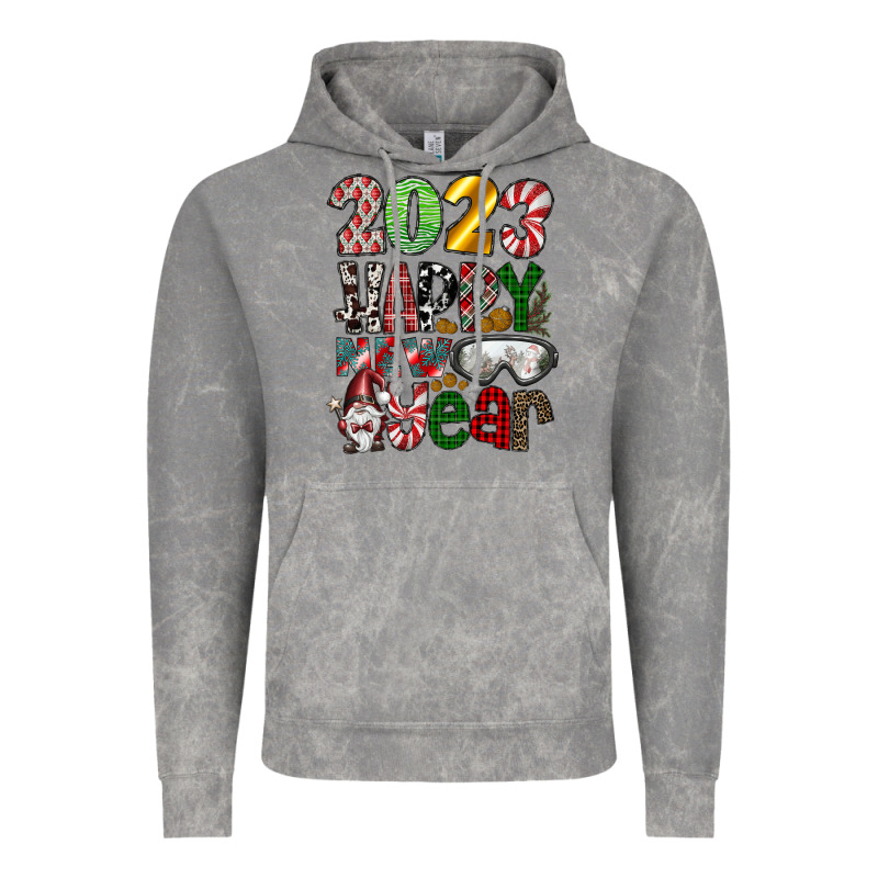 2023 Happy New Year Vintage Hoodie by CowhideDigitalArt | Teevron