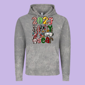 2023 Happy New Year Vintage Hoodie Designed By Cowhidedigitalart